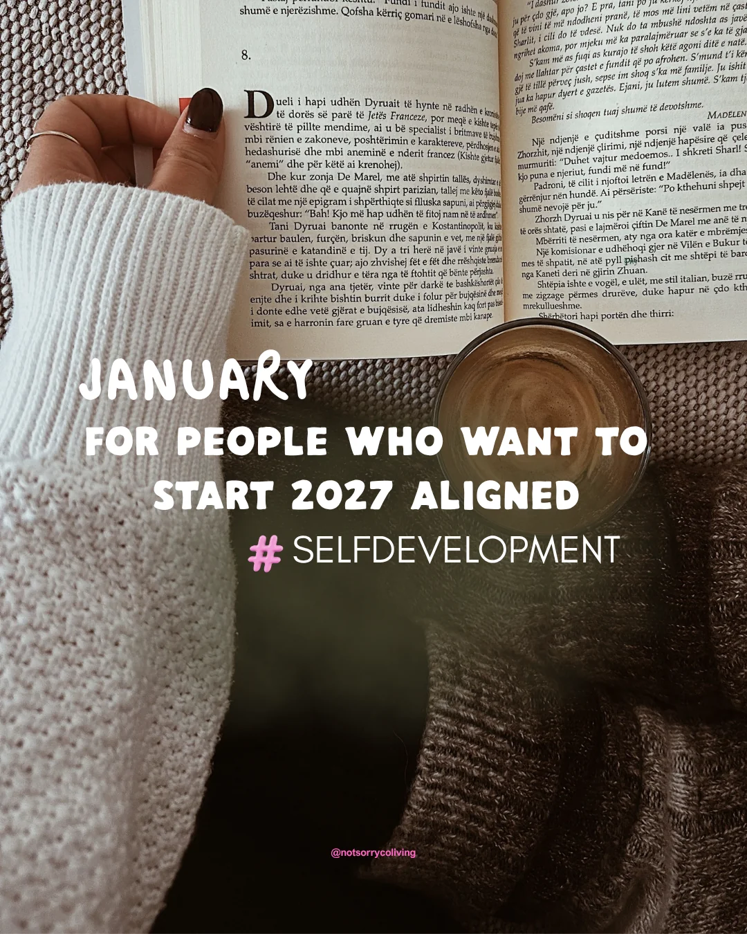 2027 January Calendar - Self Development